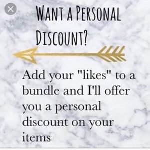 Bundle any item for discount!